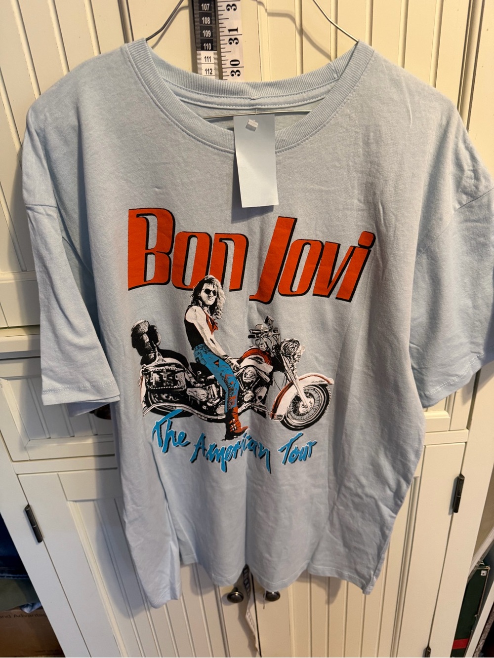 The American Tour Light Blue Graphic Tee